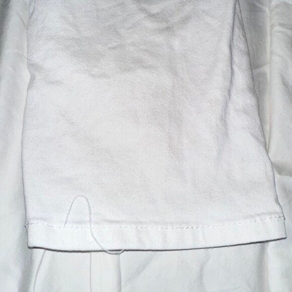 Suzanne Betro*Accented Ankle White Denim Jeans - Picture 10 of 10